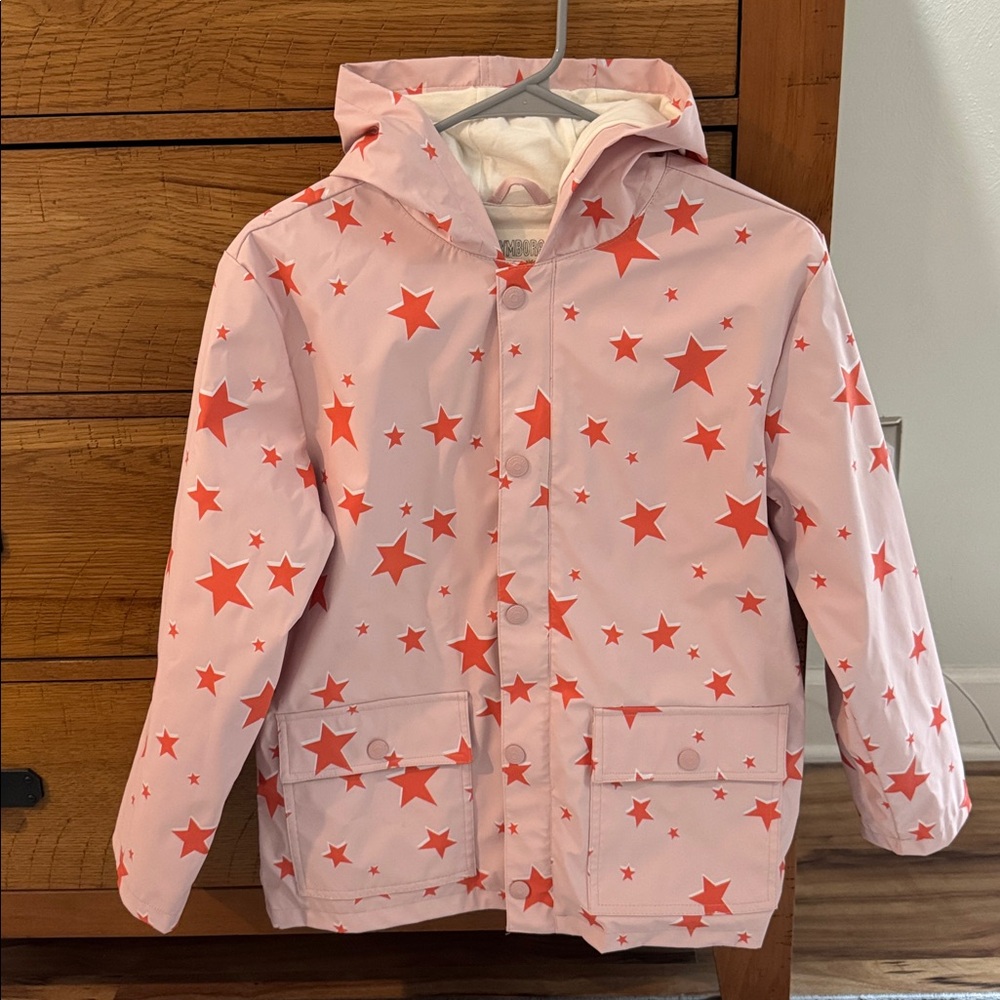 Gymboree Pink Raincoat Jacket fully lined
